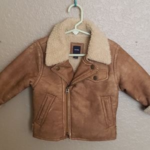 BabyGap Shearling Moto Jacket